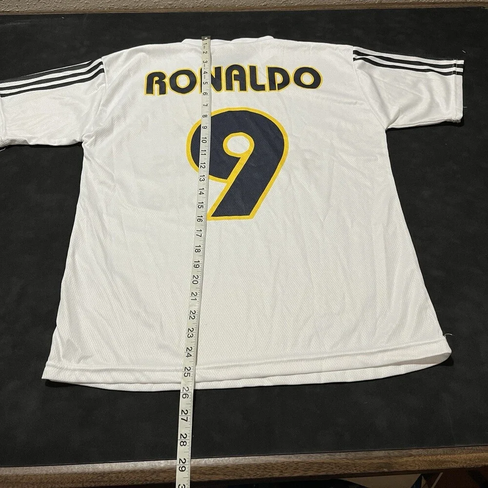 RONALDO #9 Real Madrid FC Jersey 2003 2004 SOCCER FOOTBALL Made In Italy Vintage
